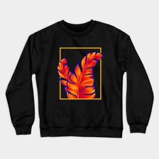 Tropical Leaves Crewneck Sweatshirt